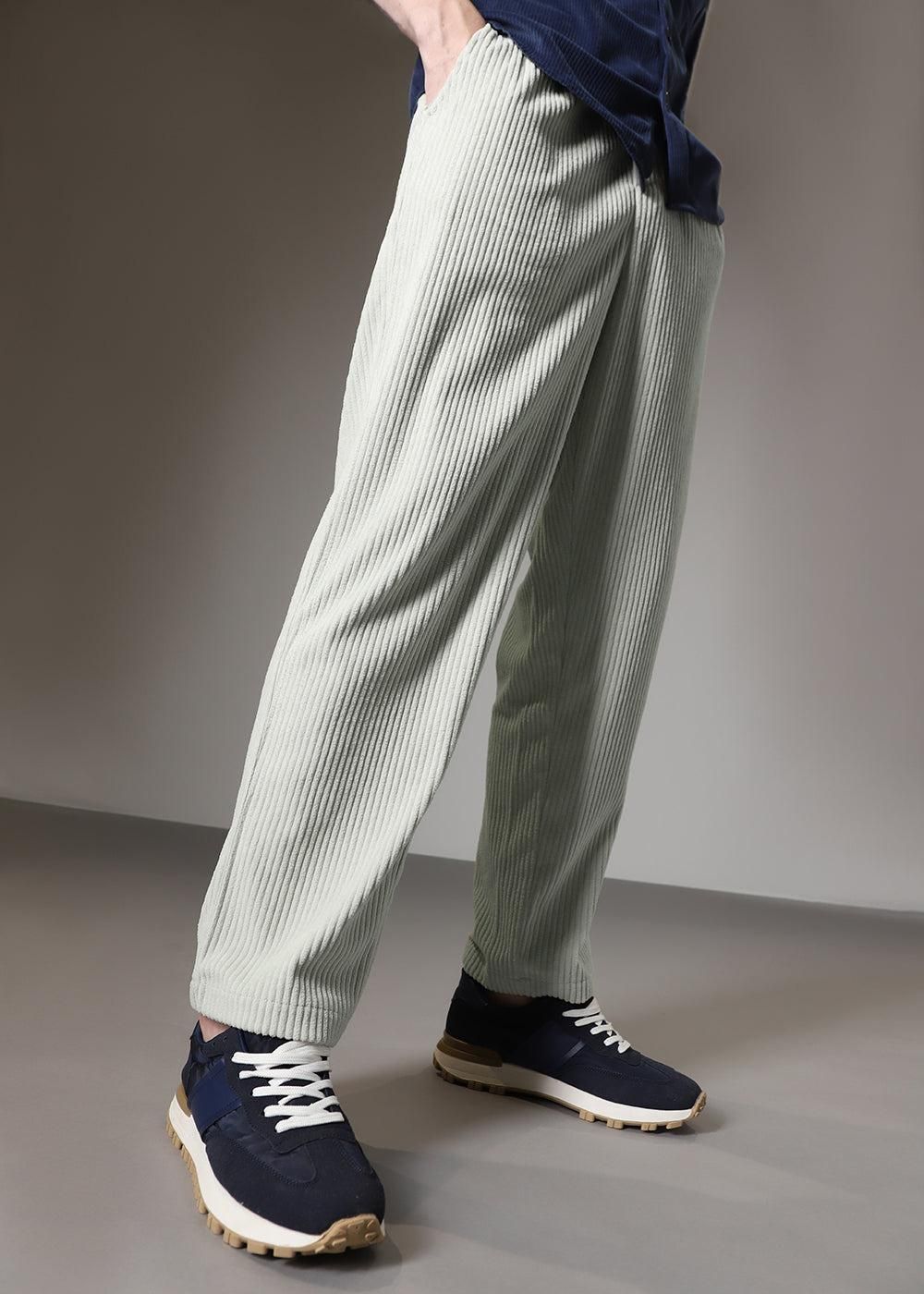 Combo of 2 Cuadray Fabric Stylish Pants | Perfect Blend of Comfort & Style - Black & Grey (Buy 1 Get 1 Freeš„š„)