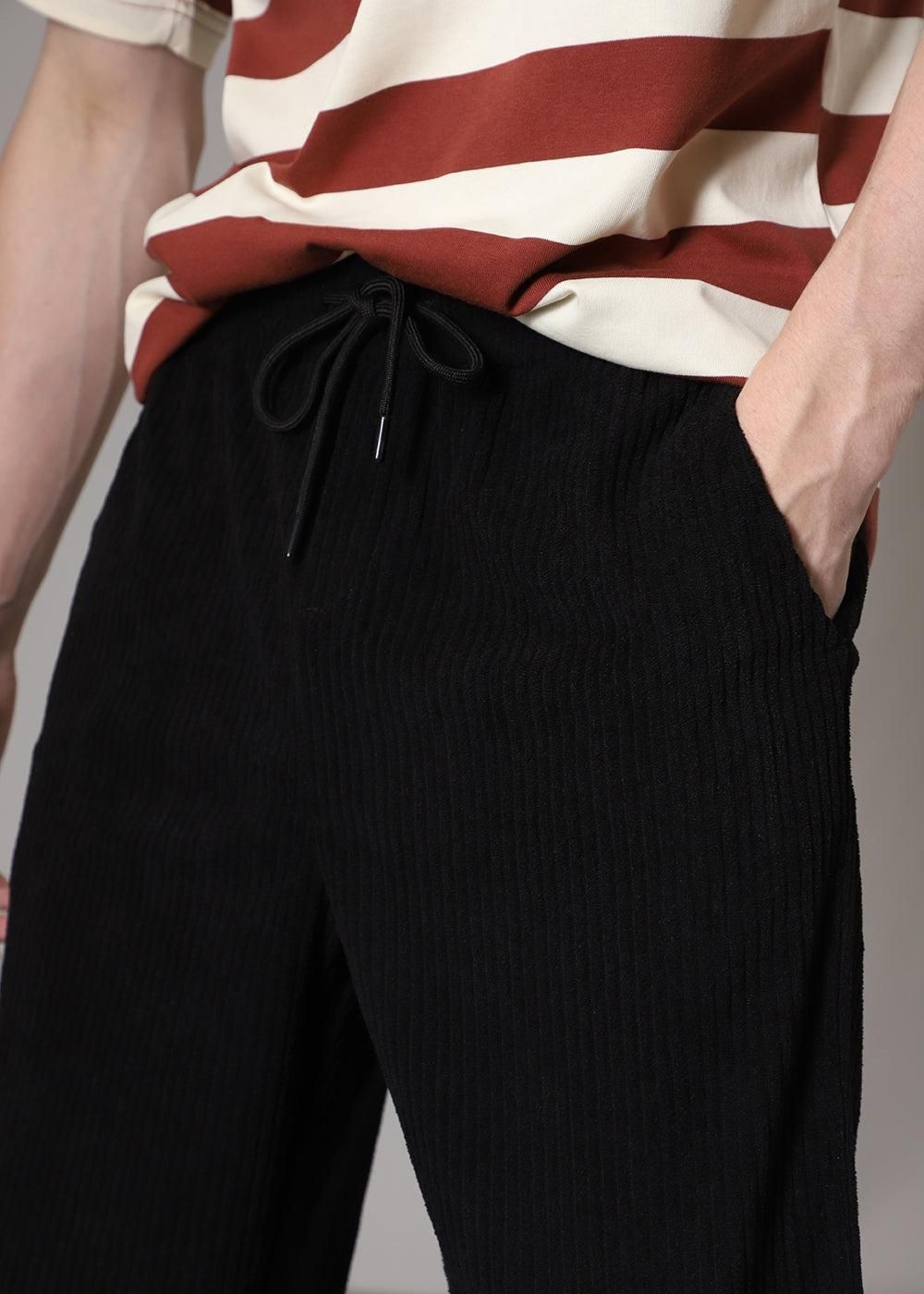 Combo of 2 Cuadray Fabric Stylish Pants | Perfect Blend of Comfort & Style - Black & Grey (Buy 1 Get 1 Free🔥🔥)