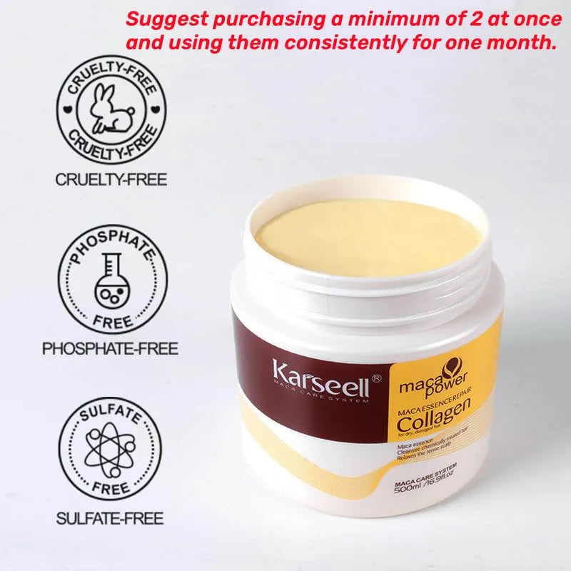 Karseell Maca Power Collagen Hair Mask (Pack of 2)