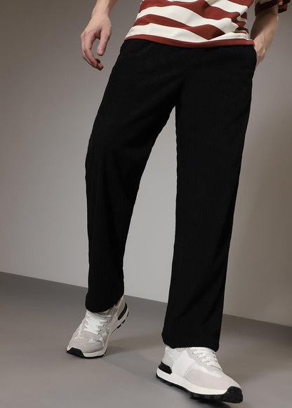 Combo of 2 Cuadray Fabric Stylish Pants | Perfect Blend of Comfort & Style - Black & Grey (Buy 1 Get 1 Free🔥🔥)