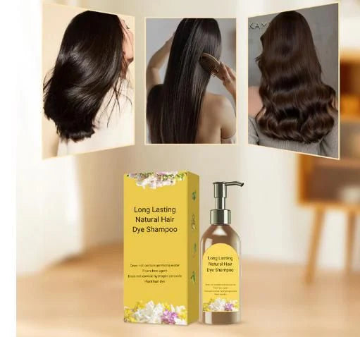 Long Lasting Natural Hair Dye Shampoo - Buy 1 Get 1 FREE