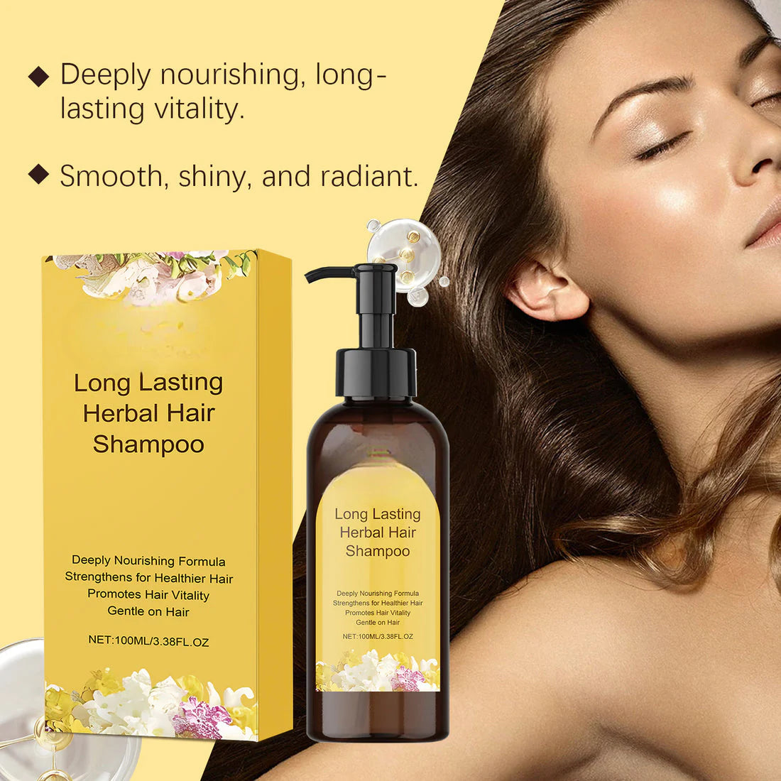 Long Lasting Natural Hair Dye Shampoo - Buy 1 Get 1 FREE